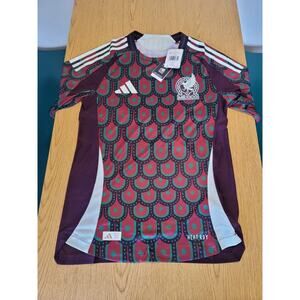Adidas Mexico Authentic 2024 Home Soccer Jersey - Men's Small ~ IP6379